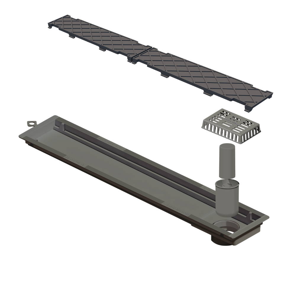 Azola Ralo Ralo Linear Novii PVC Sifonado 6086 50cm Oculto | Cavilha
